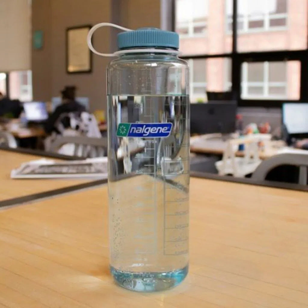 Bidón Boca Ancha Sustain Nalguene 1.500ml Azul Transparente