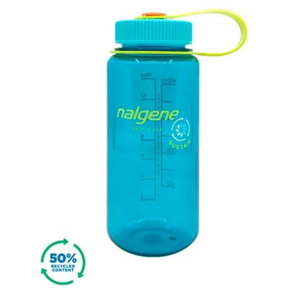 Bidón Boca Ancha Sustain Nalguene 500ml Azul Ceruleo