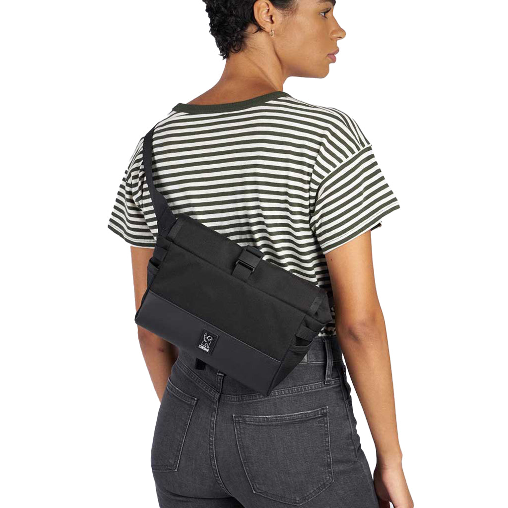 Bolsa Manillar Bandolera Chrome Doubletrack Black