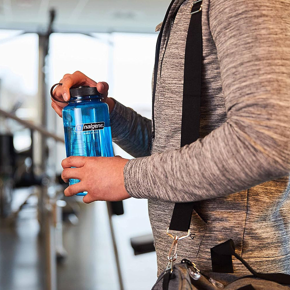 Botella reutilizable boca ancha Sustain Nalgene 1.000ml Azul