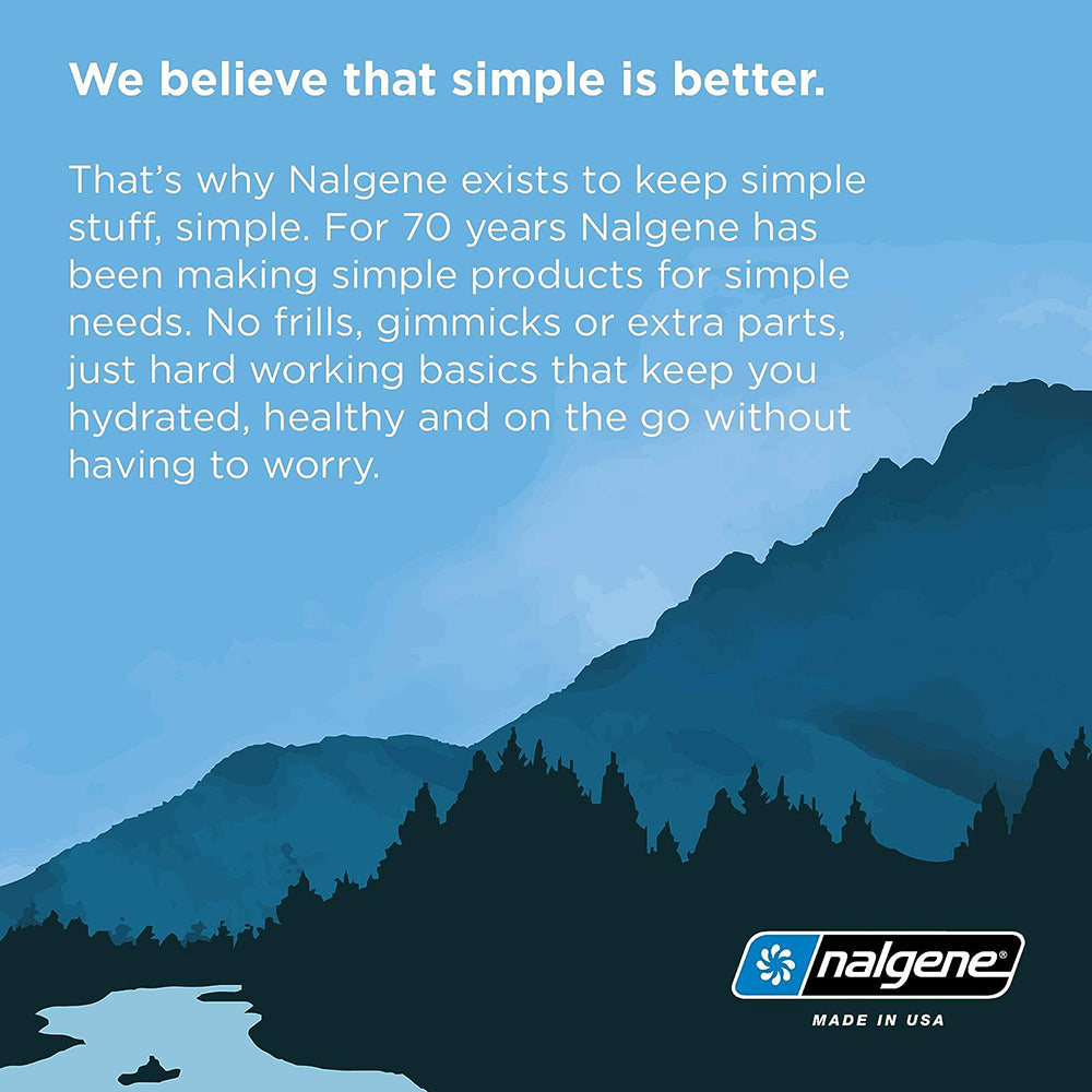 Botella reutilizable boca ancha Sustain Nalgene 1.000ml Gris