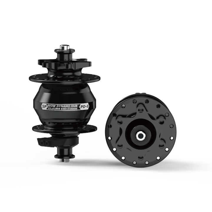 Buje de Dinamo Shutter Precision PD-8 Hub Dynamo 32H 6-Bolt QR