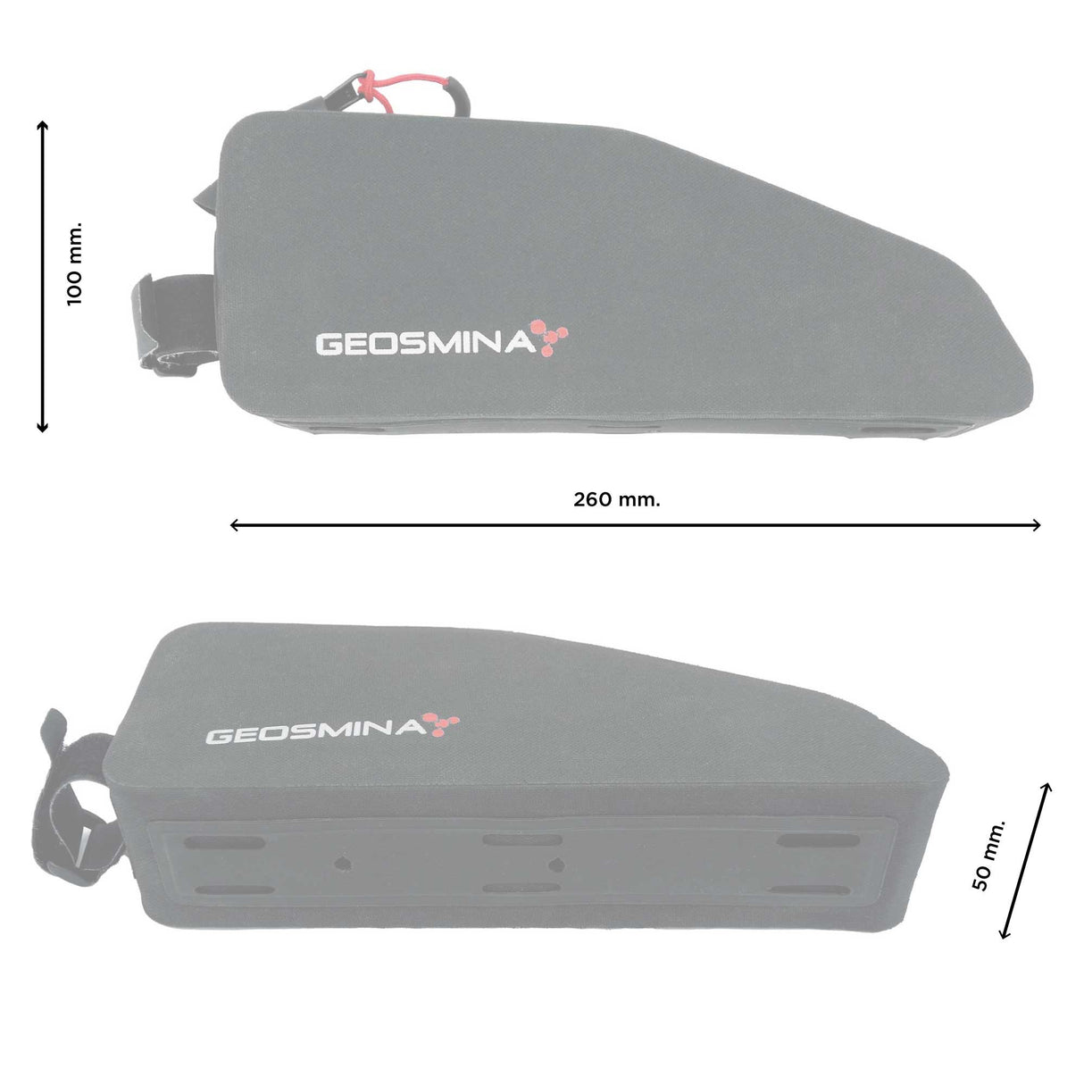 Bolsa de cuadro Geosmina Grande Top Tube DF