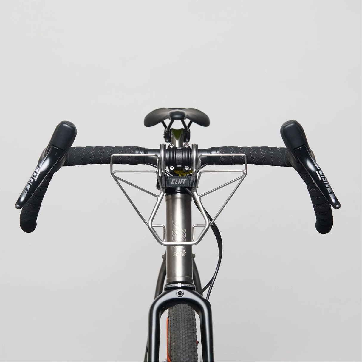 Soporte Delantero Wholegrain Cycles Cliff Bag Hanger, Plata