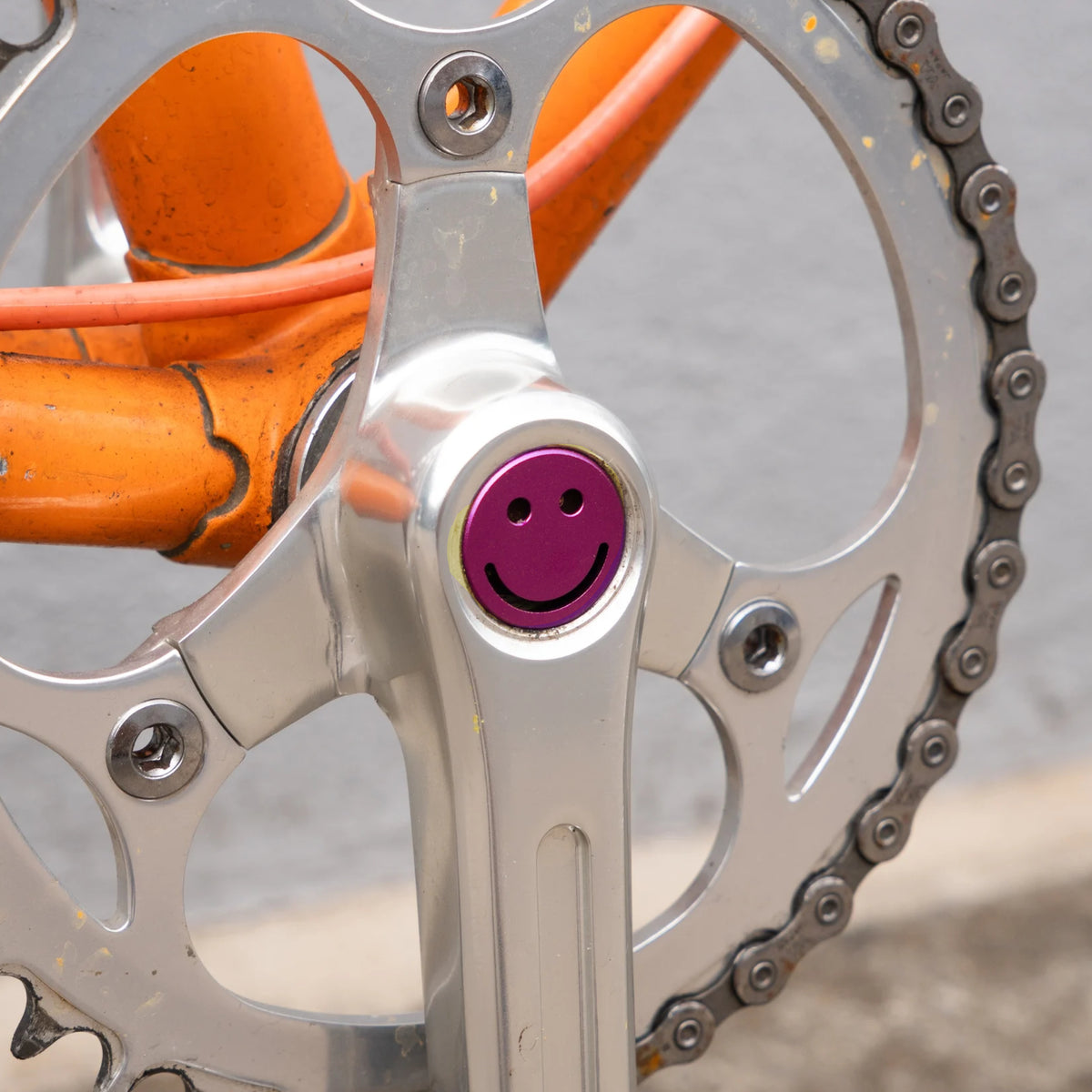 Tapas de biela The Bike Felix Aluminium Smiley