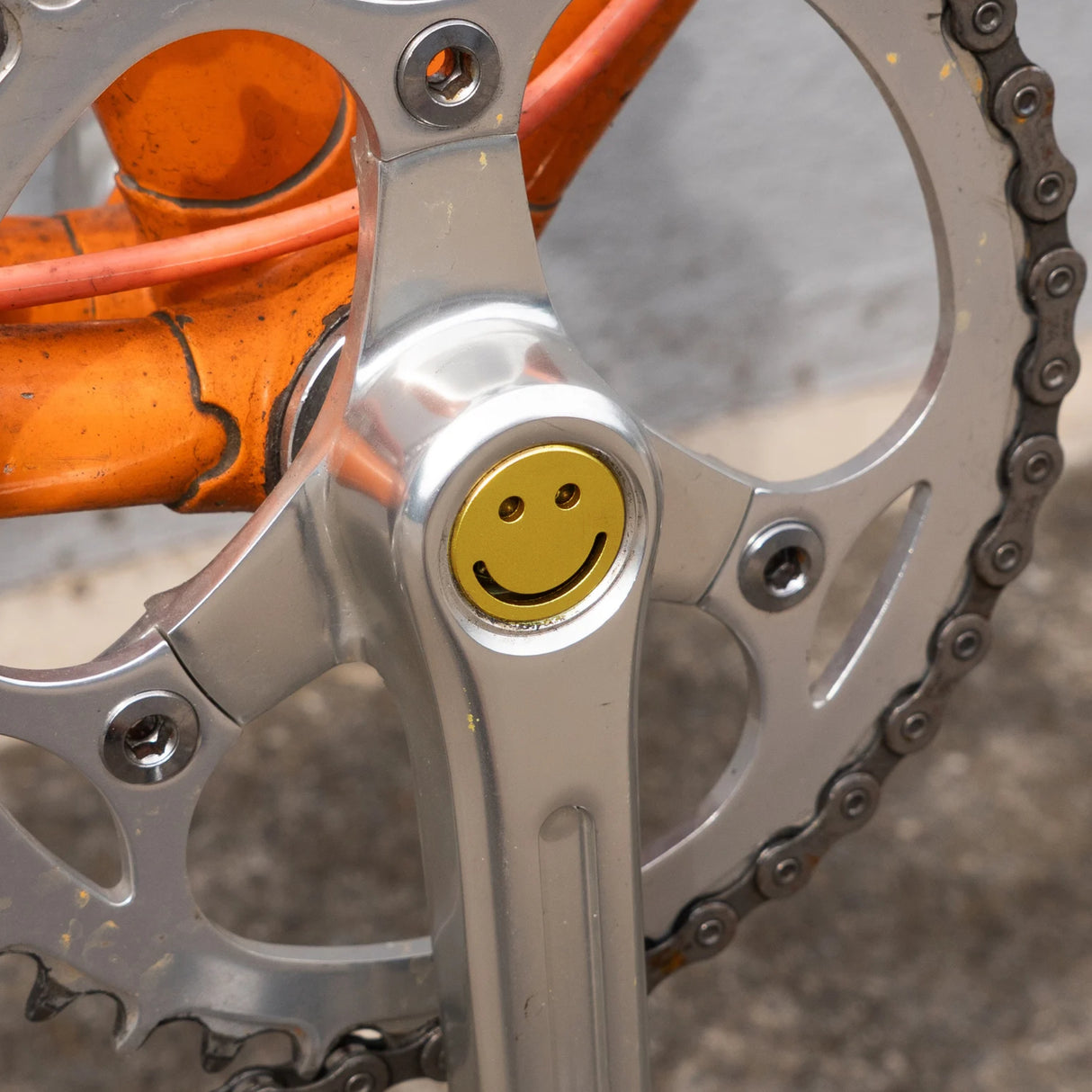 Tapas de biela The Bike Felix Aluminium Smiley