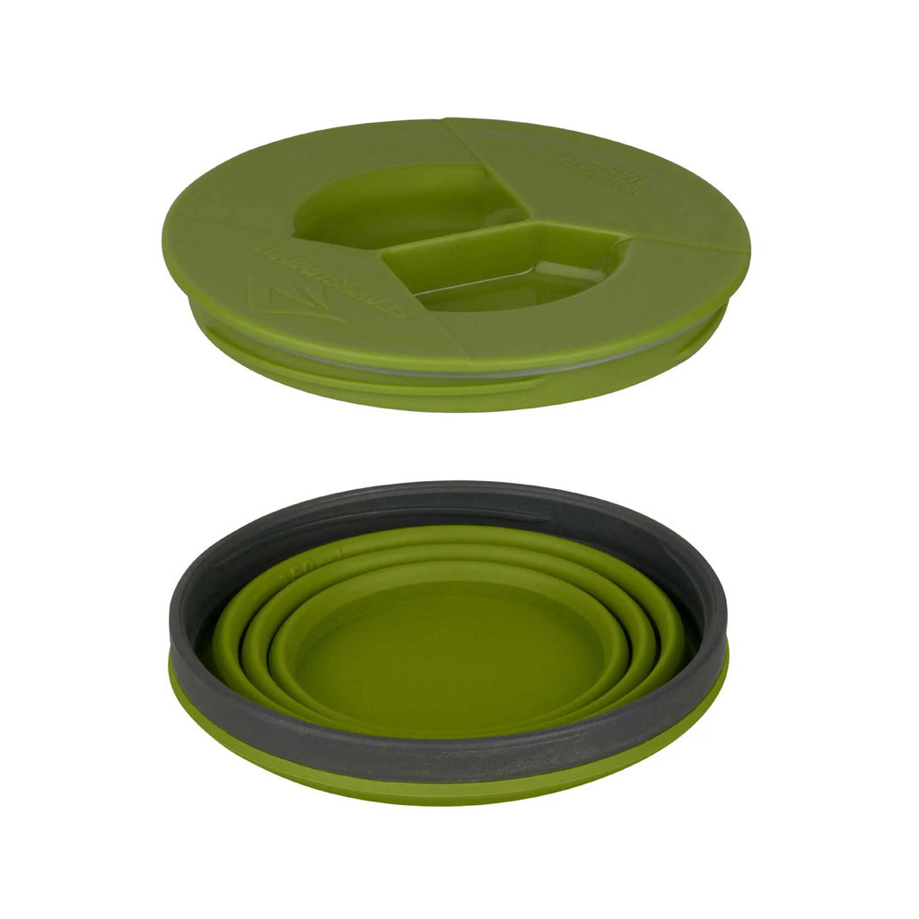 Vaso camping con tapa Sea to Summit X‐Seal & Go S Oliva