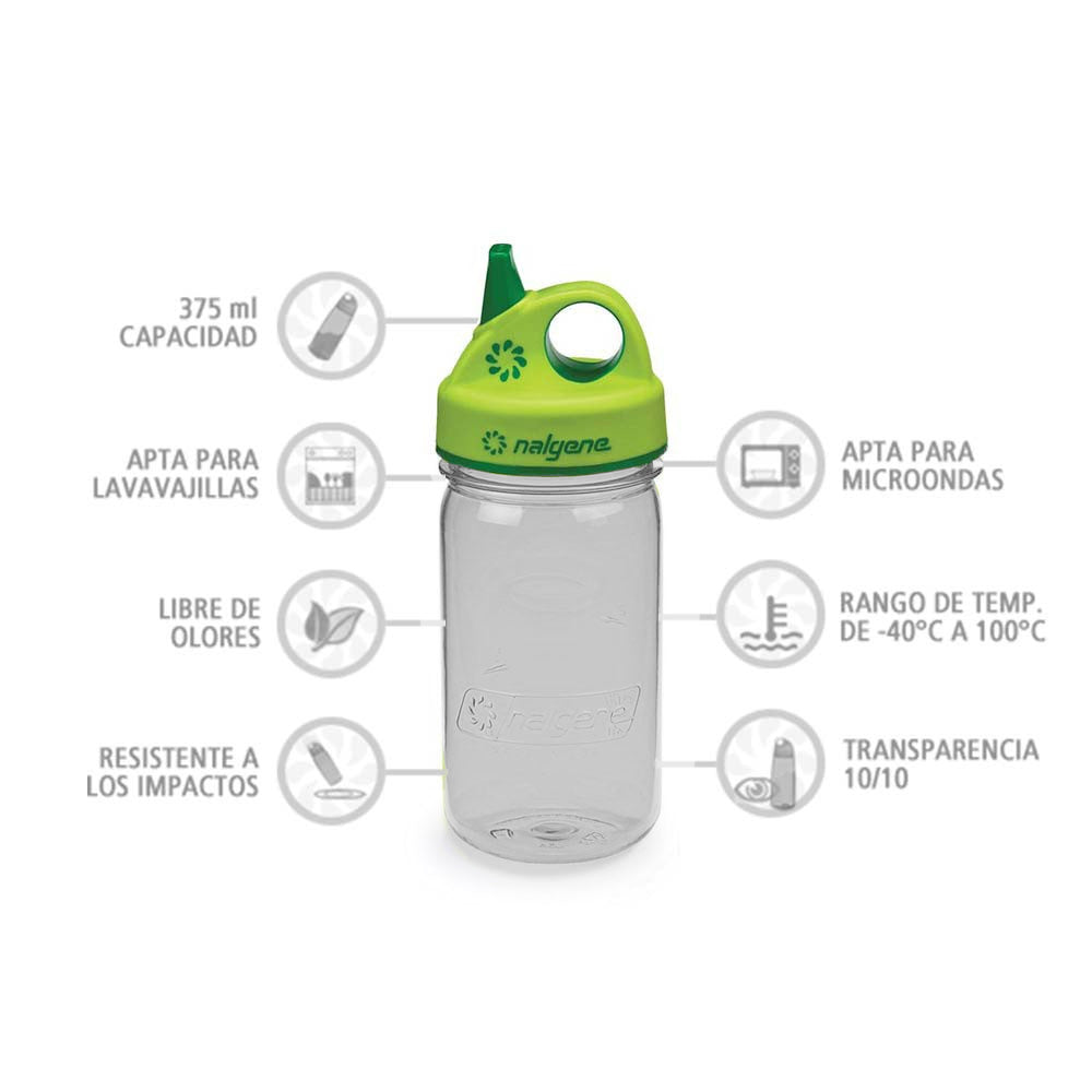 Botella para niños Grip’N Gulp Nalgene 375ml
