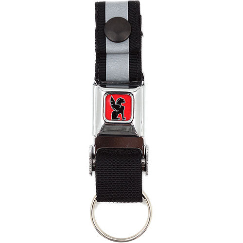 LLavero Chrome Mini Buckel Plata