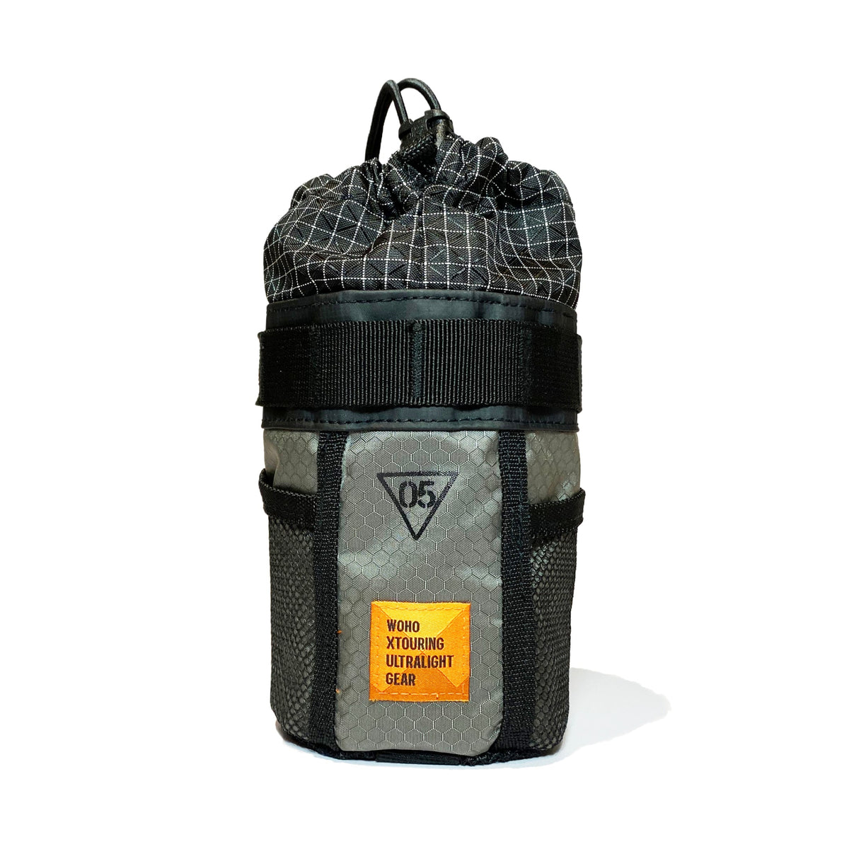 Bolsa de manillar Woho XTOURING Almighty Cup Iron Grey