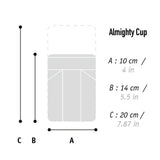 Bolsa de manillar Woho XTOURING Almighty Cup Iron Grey