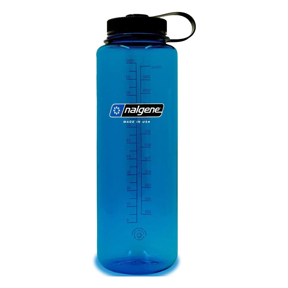 Botella reutilizable 1,5 litros azul boca ancha Sustain Nalgene