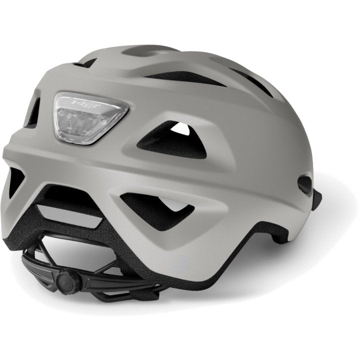Casco Met Mobilite Gris Mate L