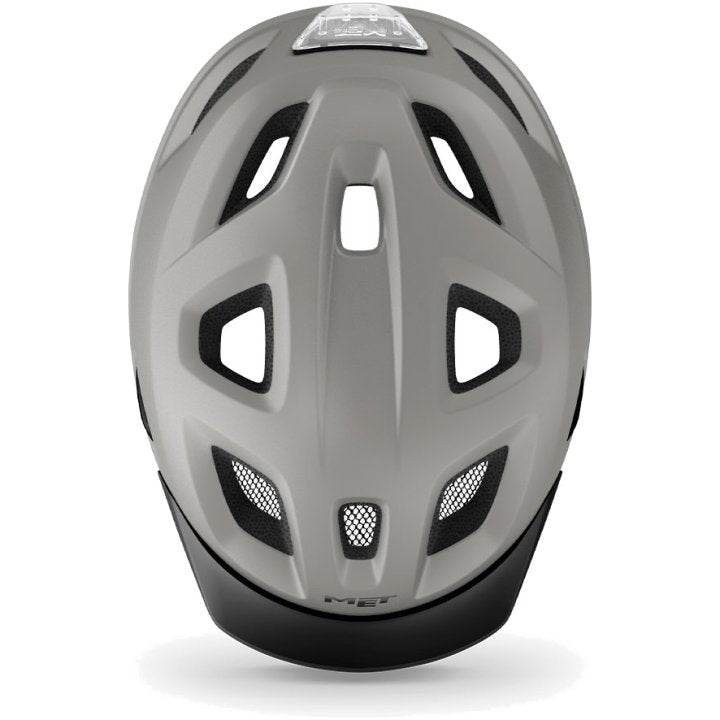 Casco Met Mobilite Gris Mate L
