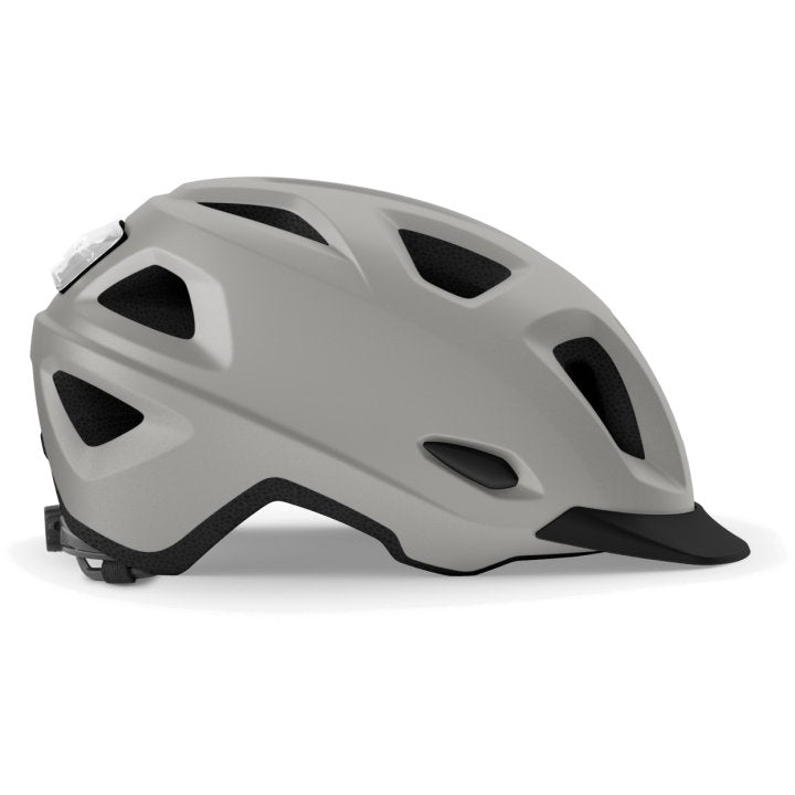 Casco Met Mobilite Gris Mate L