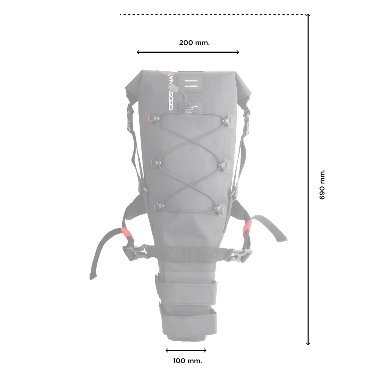 Bolsa Grande de Sillin Geosmina 15L