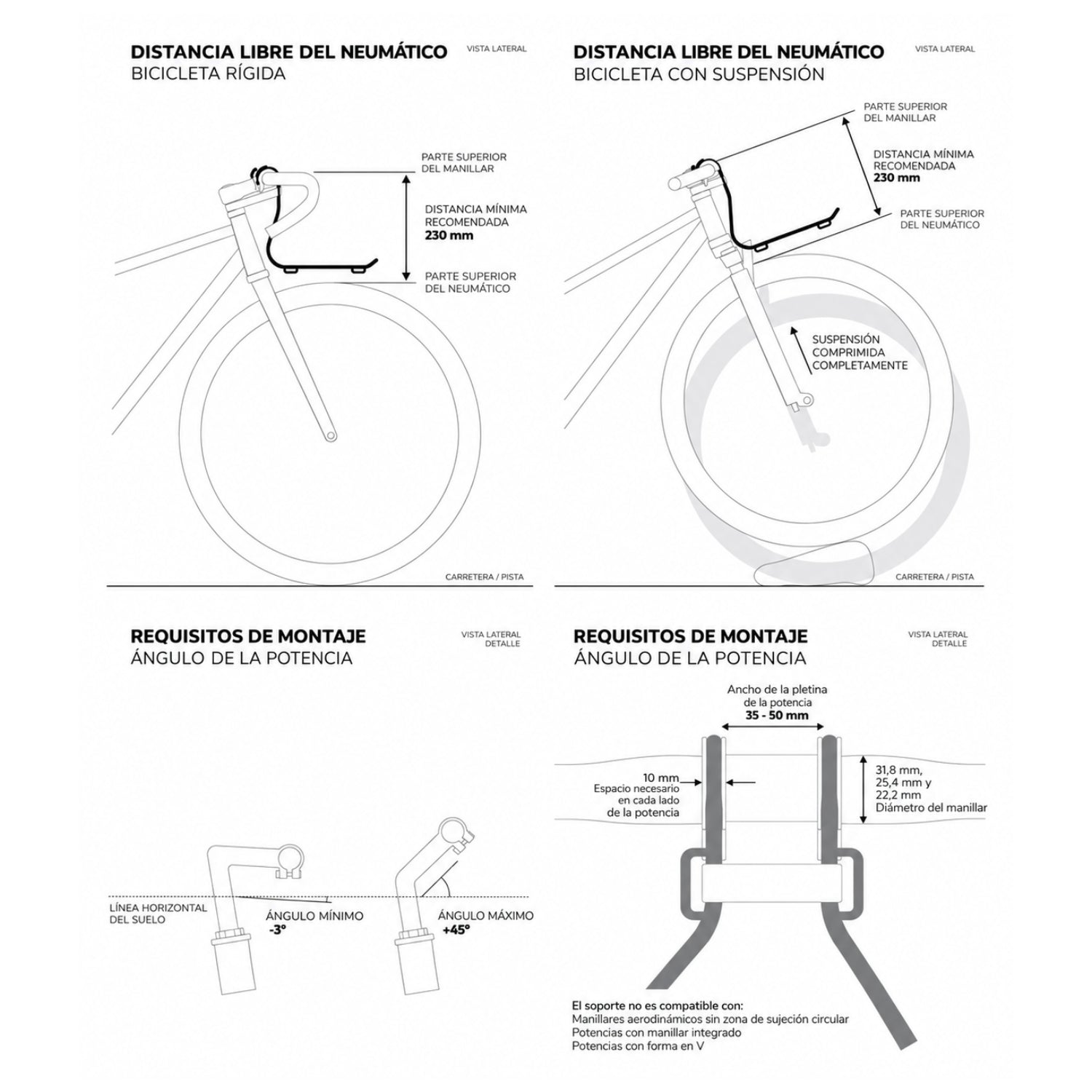 Portabultos Delantero Jack The Bike Rack - Silver