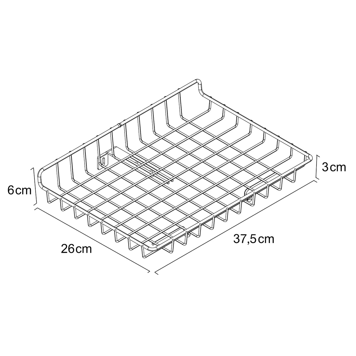 Rack delantero Manivelle - Black