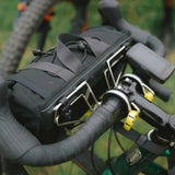 Soporte Delantero Wholegrain Cycles Cliff Bag Hanger, Plata