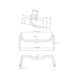 Manillar Surly Truck Stop Bar 45cm 31.8 mm