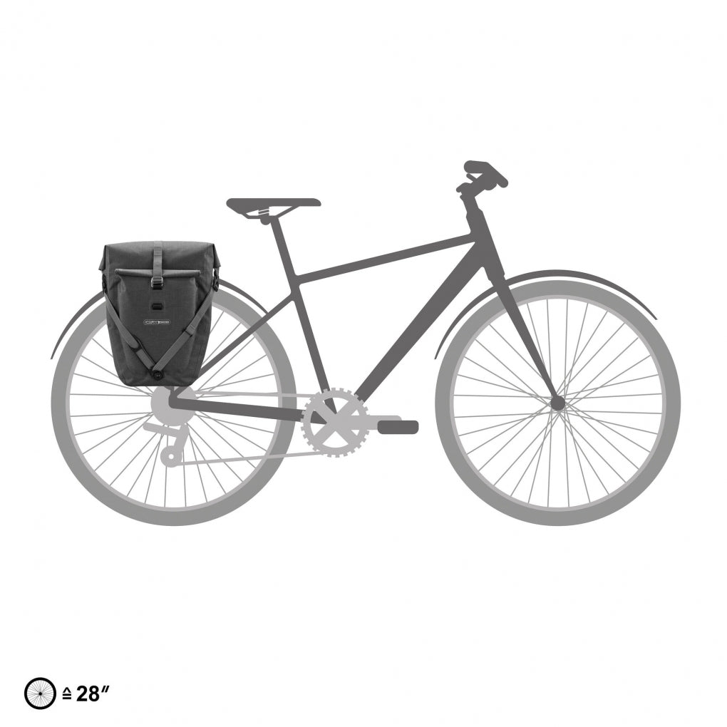 Alforja Ortlieb Urban BACK-ROLLER PLUS QL2.2 Indivi 20+3l. sin kit de montaje Pepper