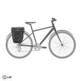 Alforja Ortlieb Urban BACK-ROLLER PLUS QL2.2 Indivi 20+3l. sin kit de montaje Pepper
