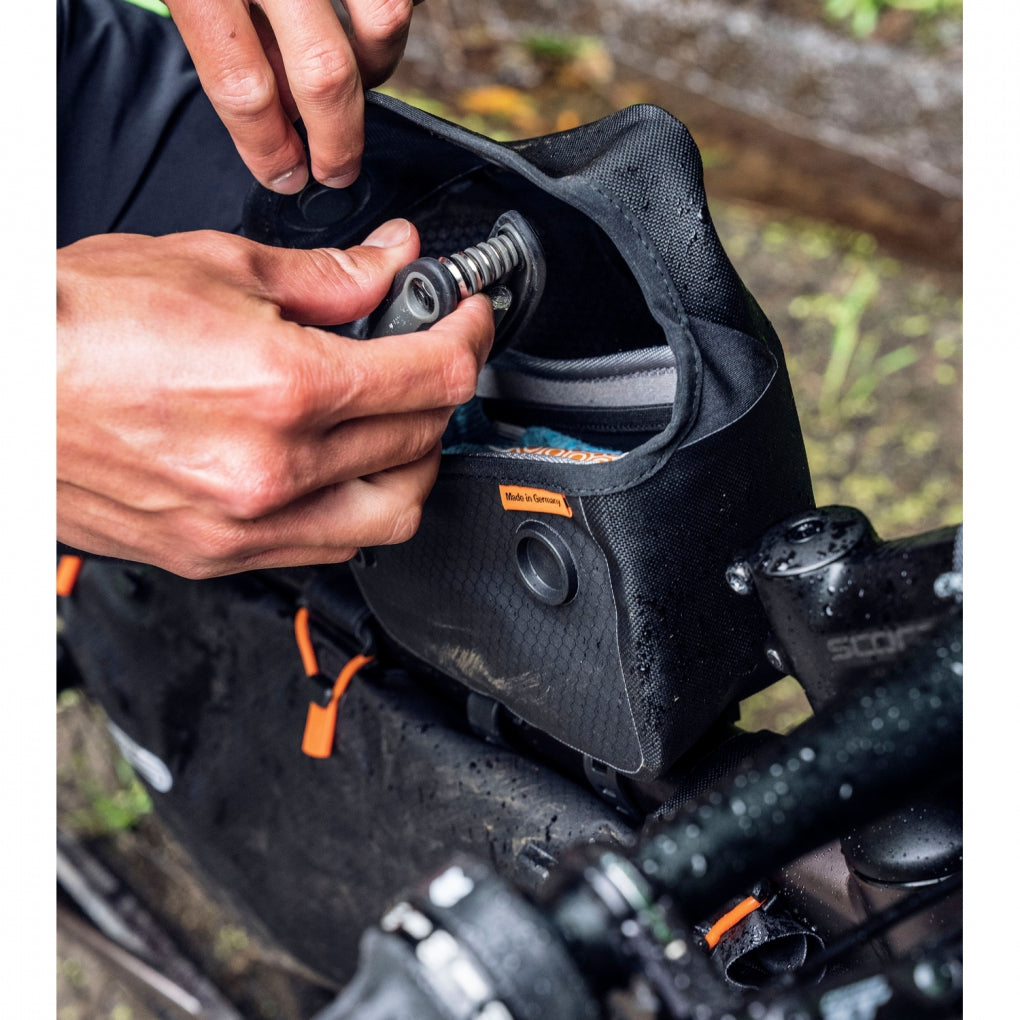 Bolsa de Cuadro superior Ortlieb Fuel-Pack Black Matt 1L