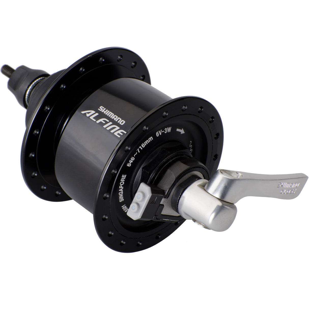 Buje de Dinamo Shimano Alfine DH-S501 9X100mm 36H Center lock