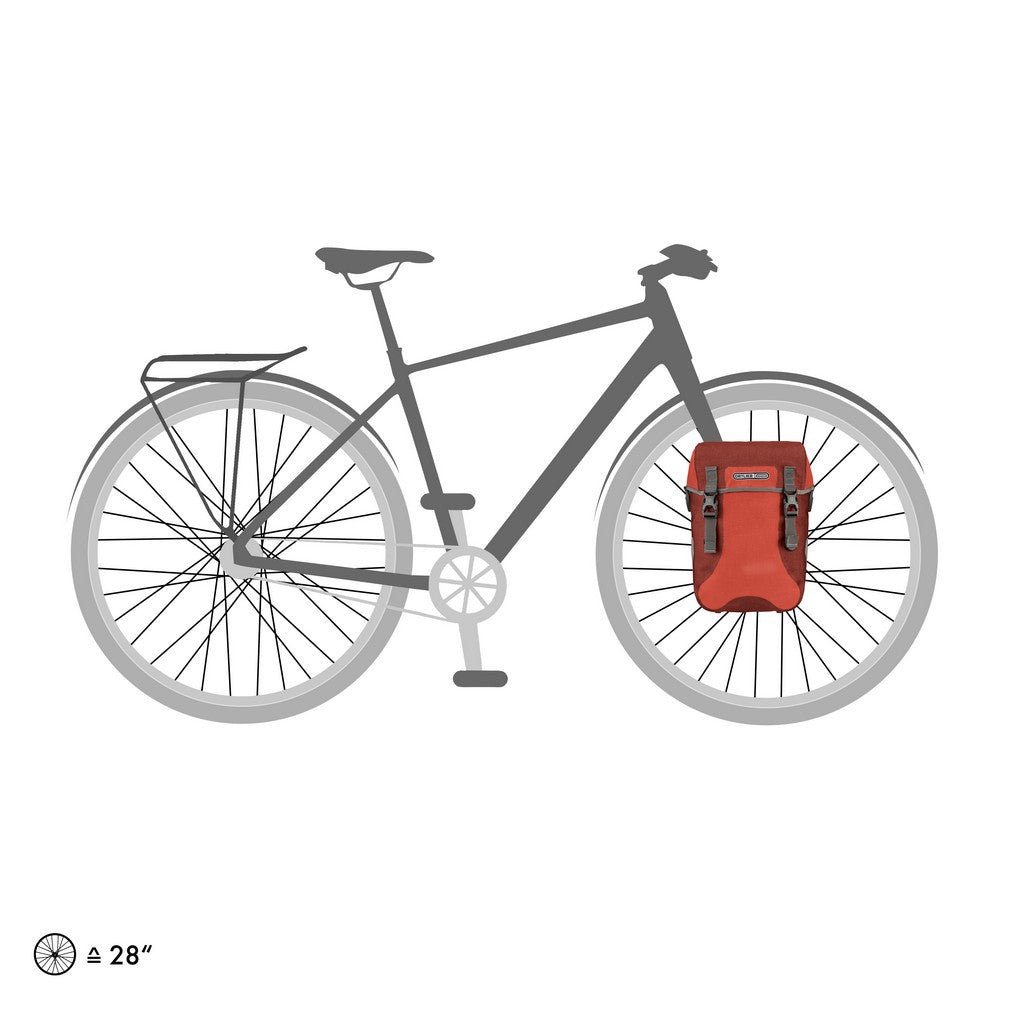 Alforjas Ortlieb SportPacker Plus QL2.1 par (2x)15L Dark Chilli