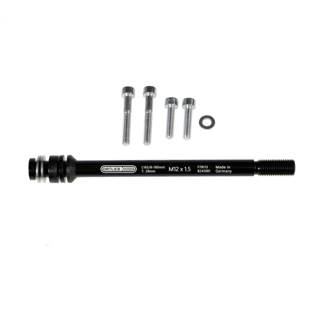 Eje Pasante Ortlieb Thru Axle Connector Black