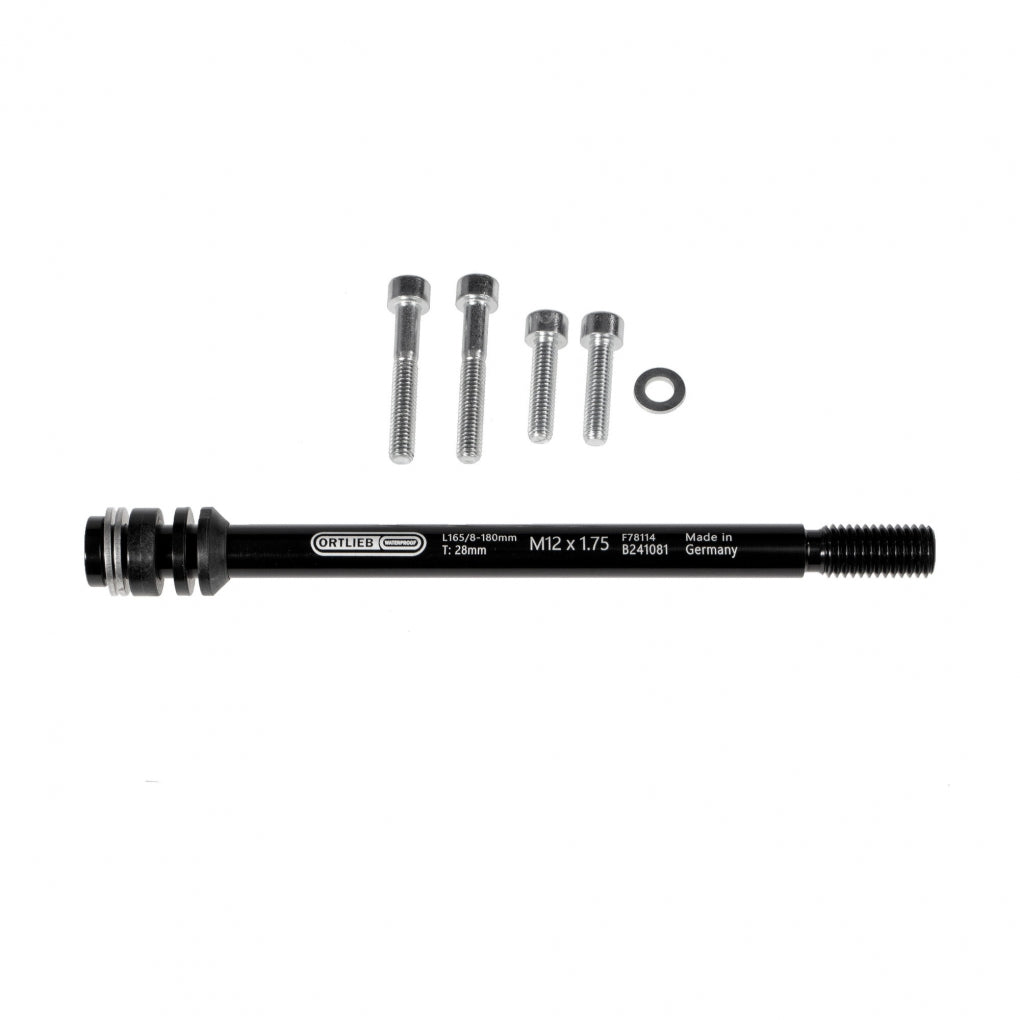 Eje Pasante Ortlieb Thru Axle Connector Black