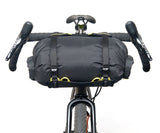 Bolsa de Manillar Wholegrain Carrie Cradel, incluye Drybag Negra/Amarillo